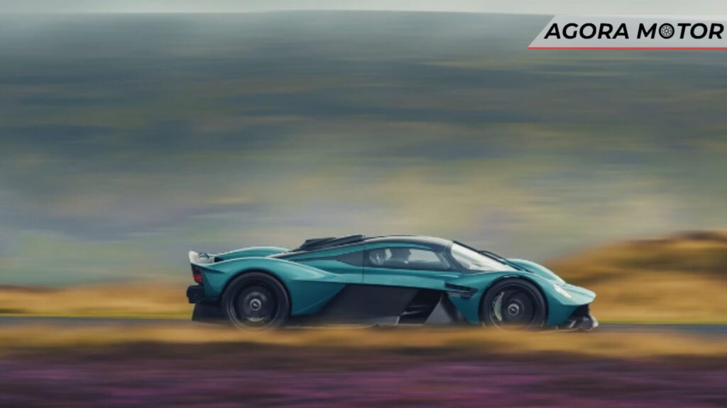 Lateral do Aston Martin Valkyrie.