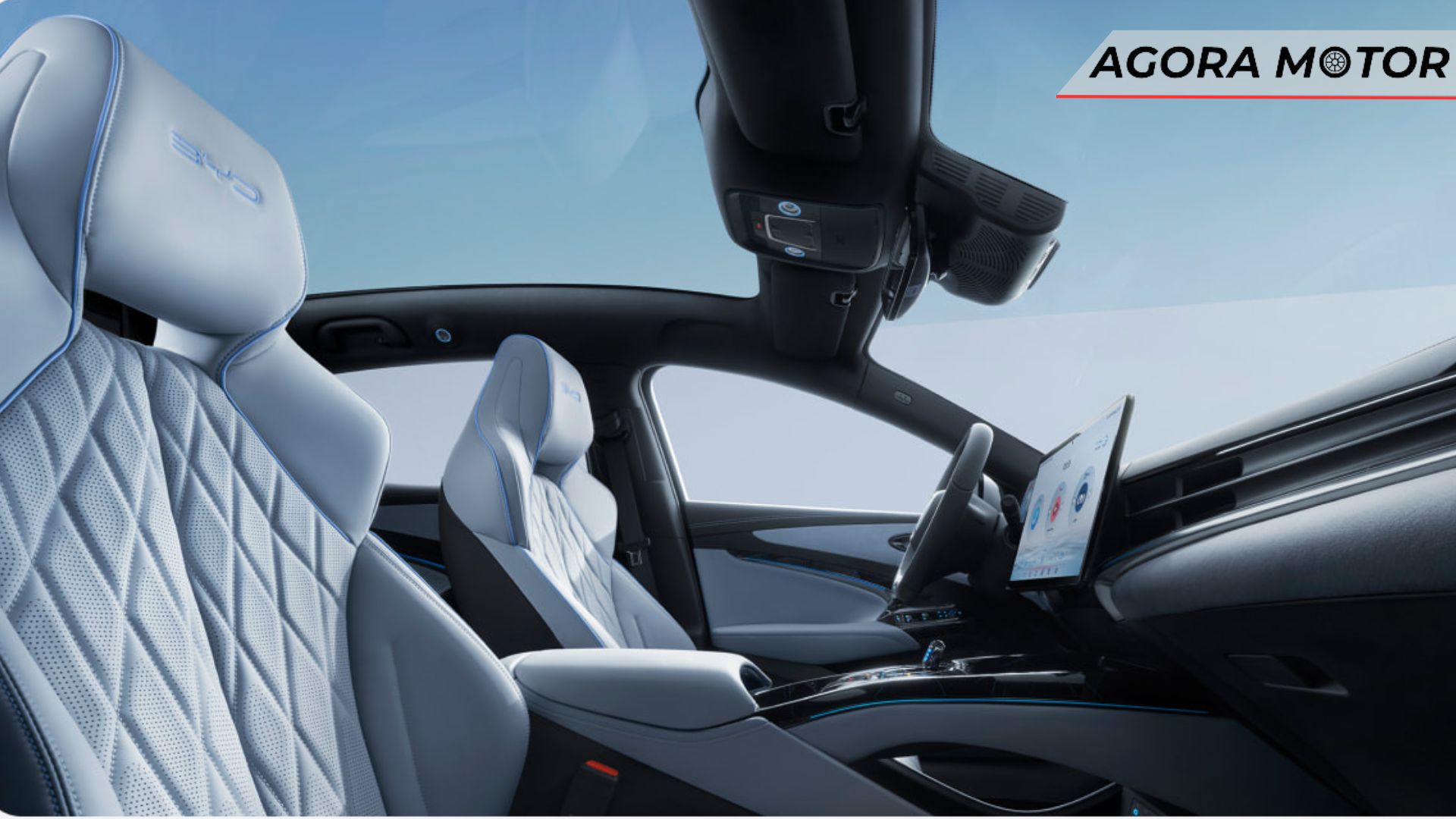 Teto solar do BYD Seal.