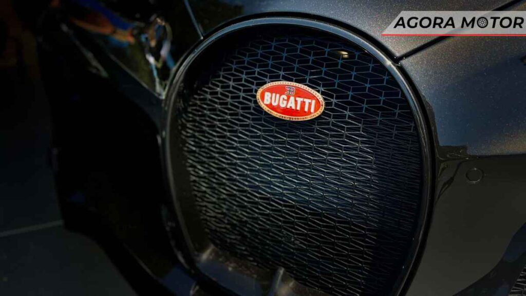 Grade dianteira do Bugatti Chiron