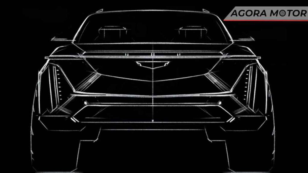 Comparação entre desenhos e realidade revela detalhes do Escalade IQ da GM
