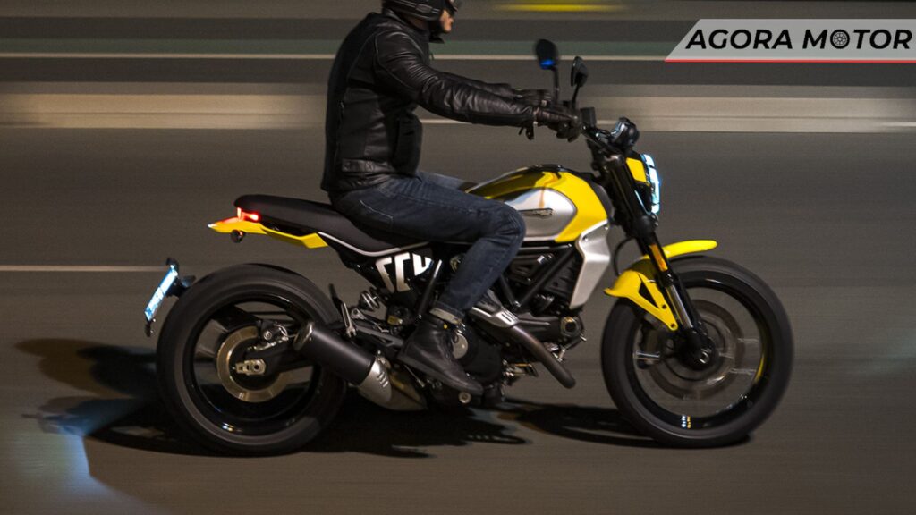 Visual vintage da Scrambler Icon.