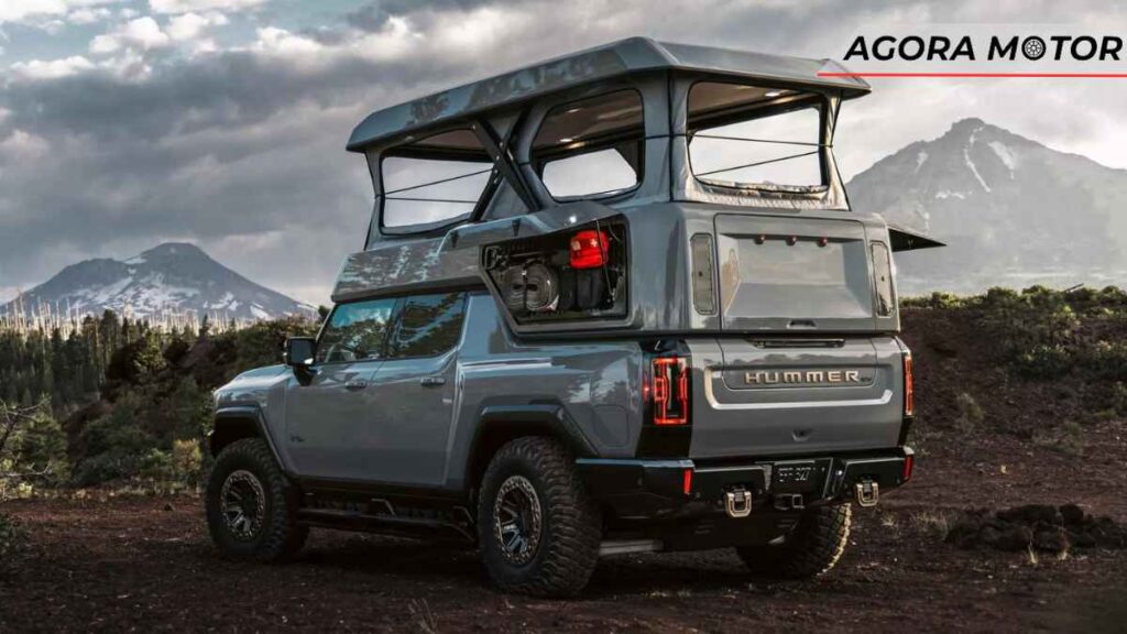 EarthCruiser adiciona fogão, pia e quarto de dormir para dois ao 2024 GMC Hummer EV!