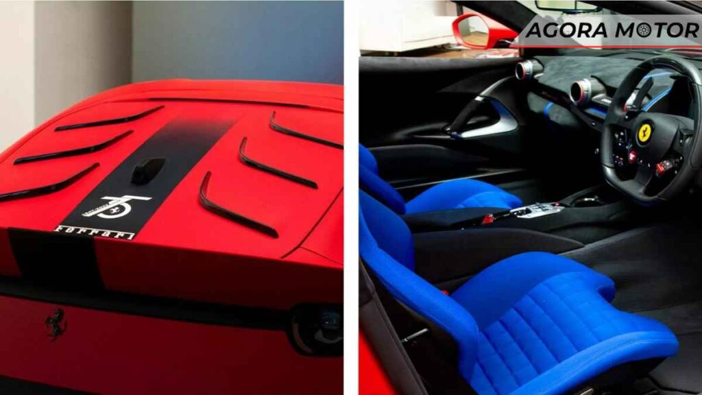 Ferrari 812 Competizione exibe logotipo de aniversário de 75 anos em faixa personalizada