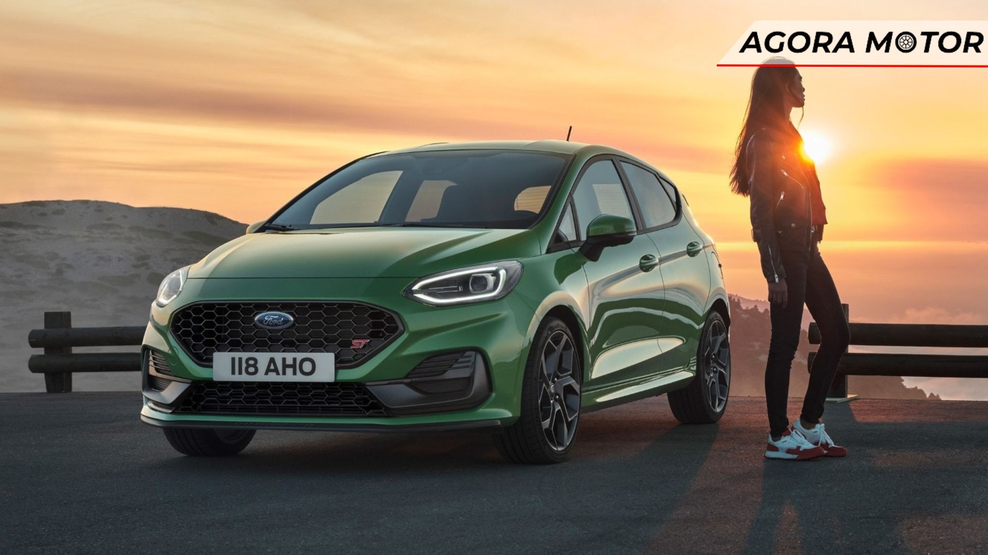 Frente do Ford Fiesta.