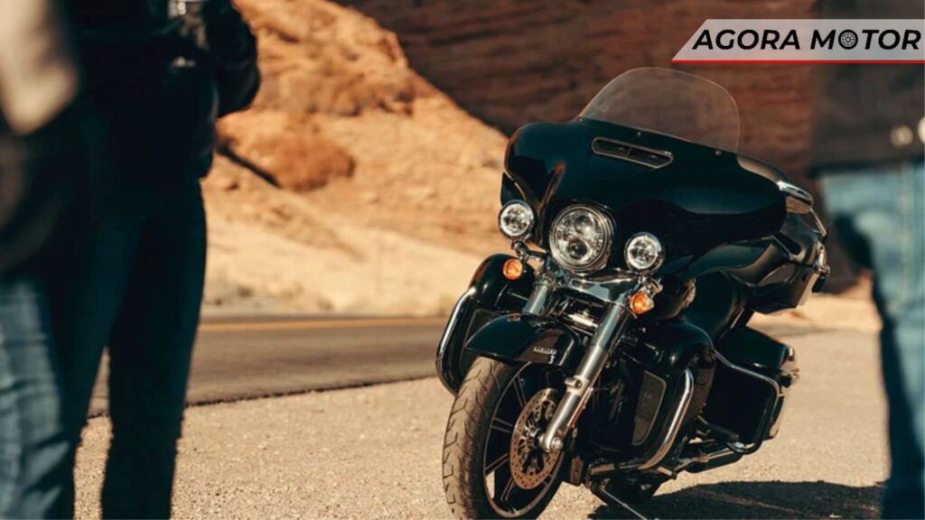 Frente da moto.