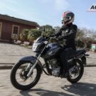 Honda CG 160 Fan 2024 em movimento.