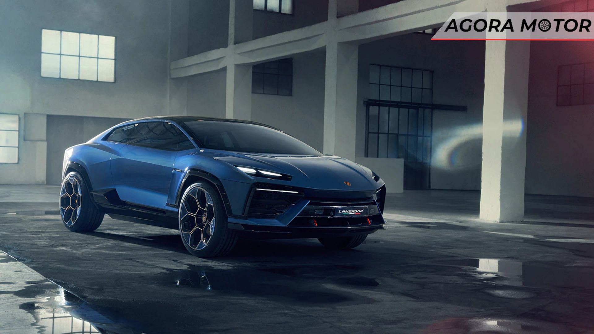 Frente da Lamborghini Lanzador.