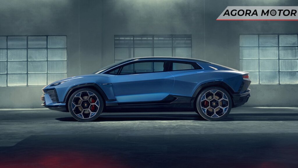 Lateral da Lamborghini Lanzador.