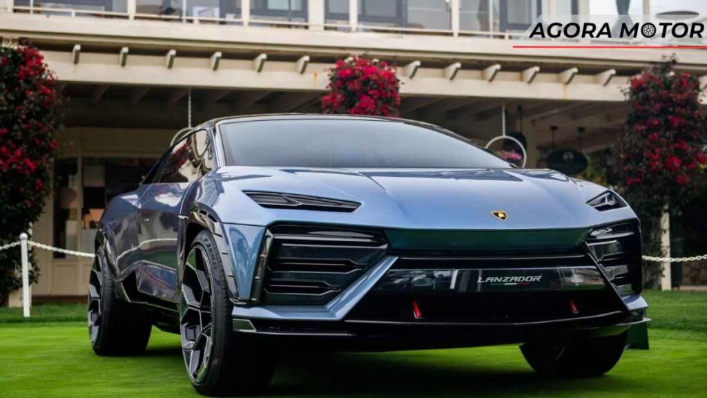 Lamborghini Lanzador totalmente elétrico posa nos gramados de Monterey!