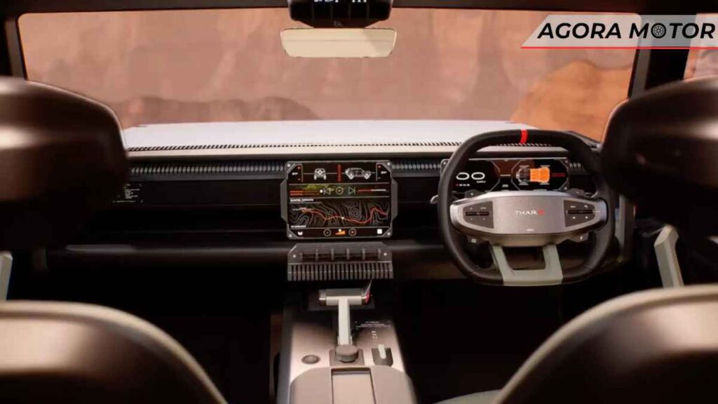 Mahindra Thar.e: SUV elétrico com design quadrado e robusto