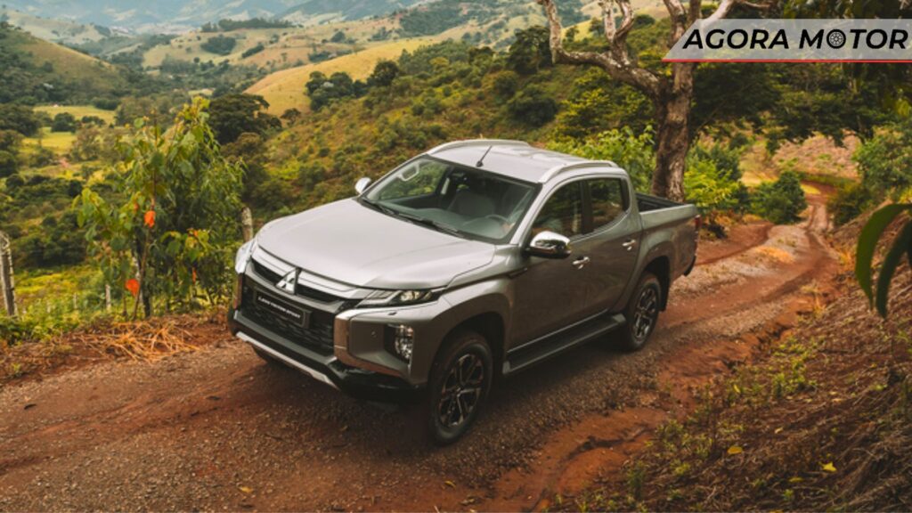 Picape da Mitsubishi com desconto.