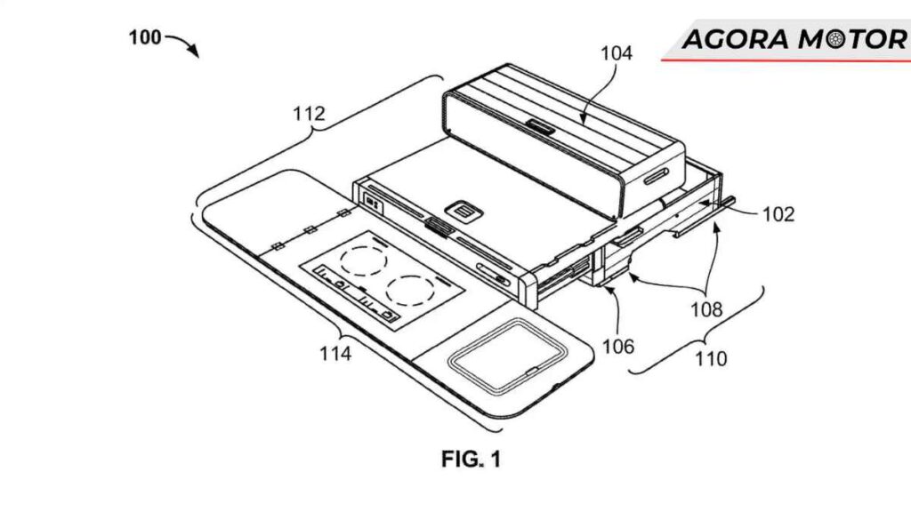 Rivian patenteia projeto de cozinha de acampamento para SUV R1S!