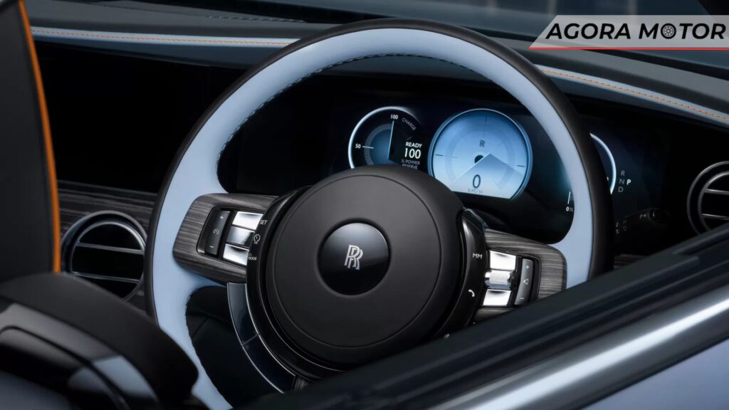 Painel do Rolls-Royce Spectre 2024.