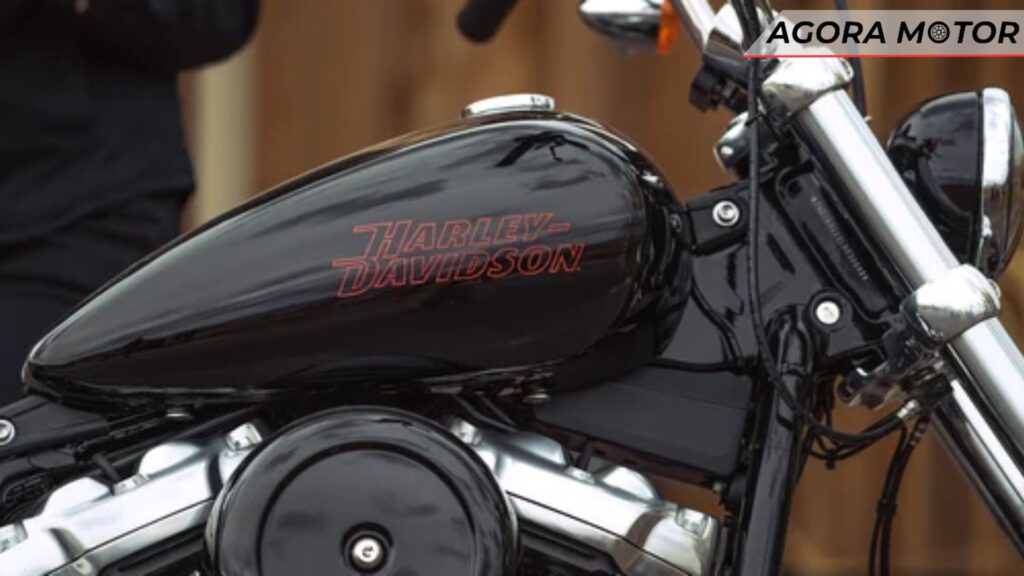 Detalhes de uma Softail 2024