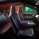 Tesla Cybertruck novas fotos revelam configuração de iluminação ambiente interior!