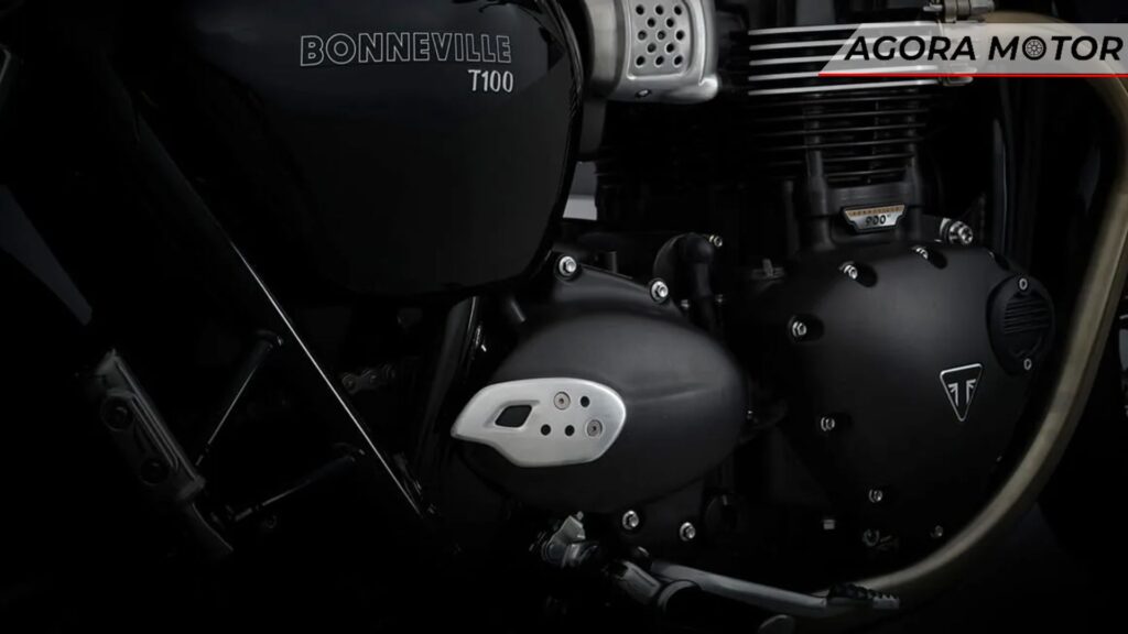 Motor da Bonneville T100.