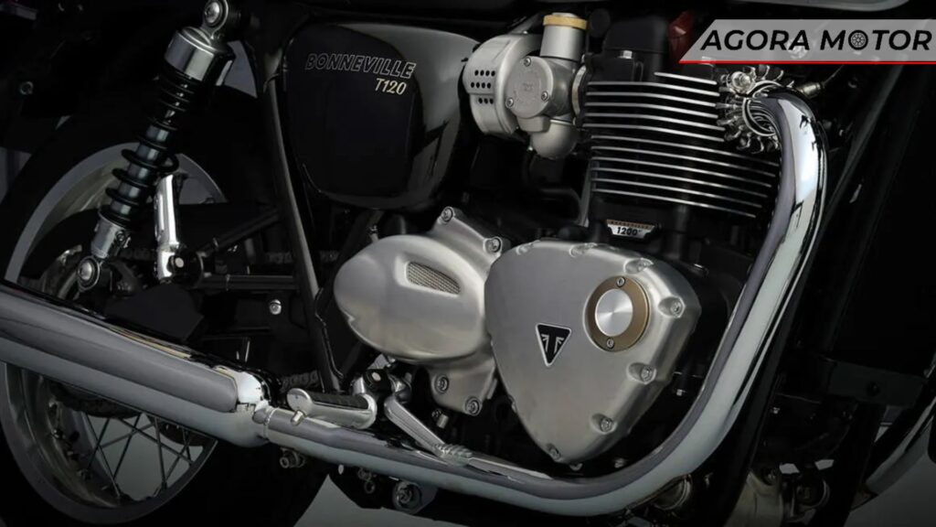 Motor do Bonneville T120.