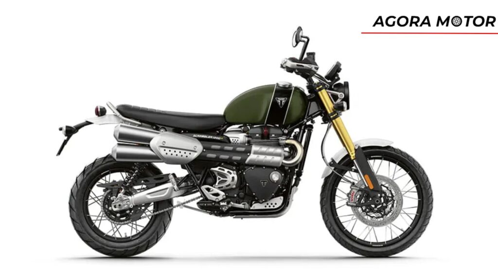 Lateral da Scrambler 1200 2024.