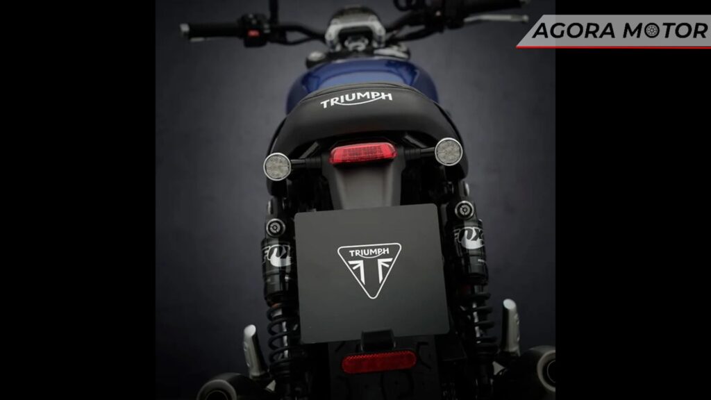 Traseira da Speed Twin.