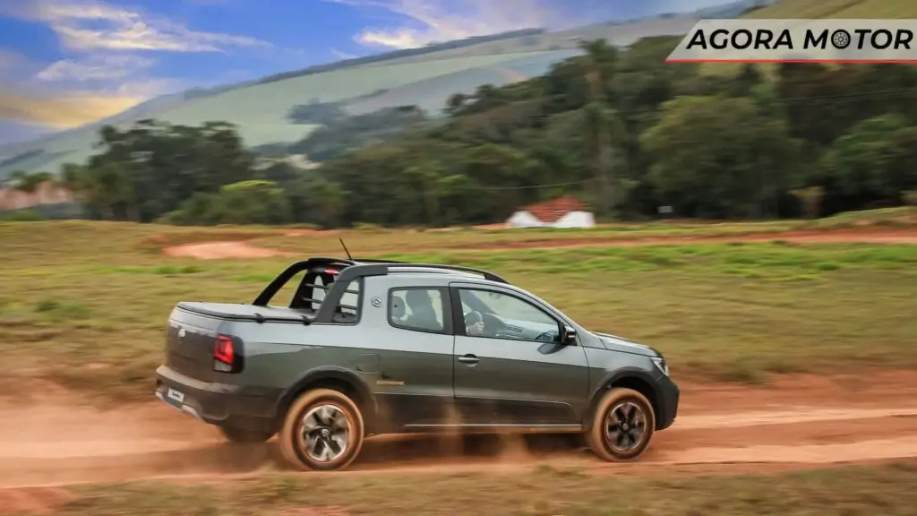 Lateral da Nova Saveiro 2024.