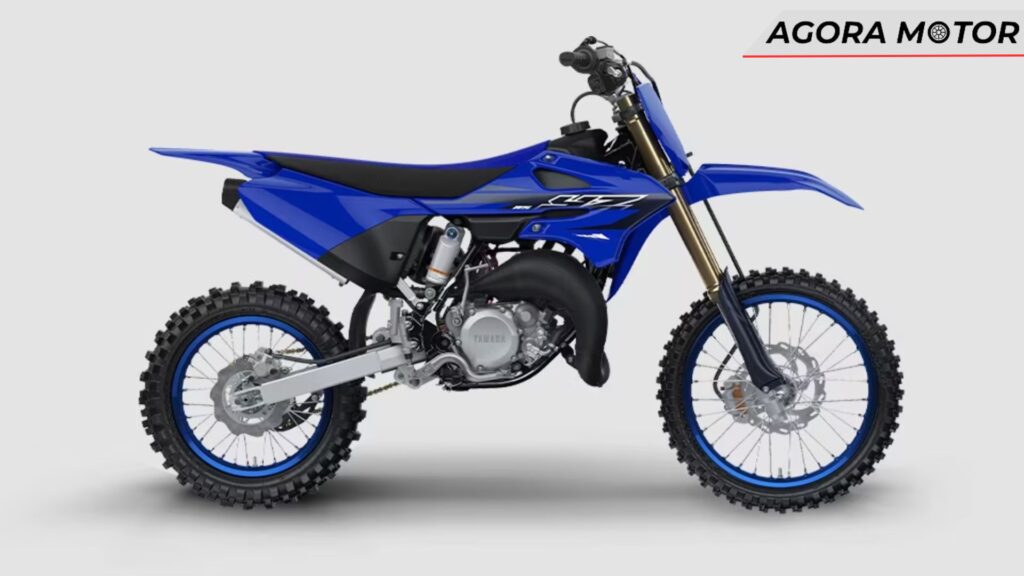 FOto lateral de uma YZ 85 LW 2024