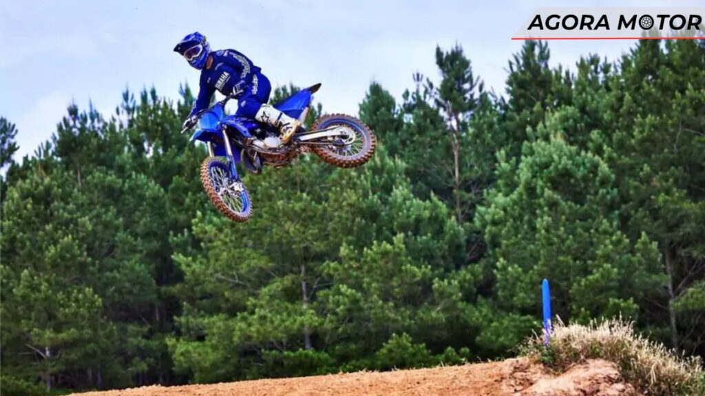 YZ 85 LW 2024 no ar
