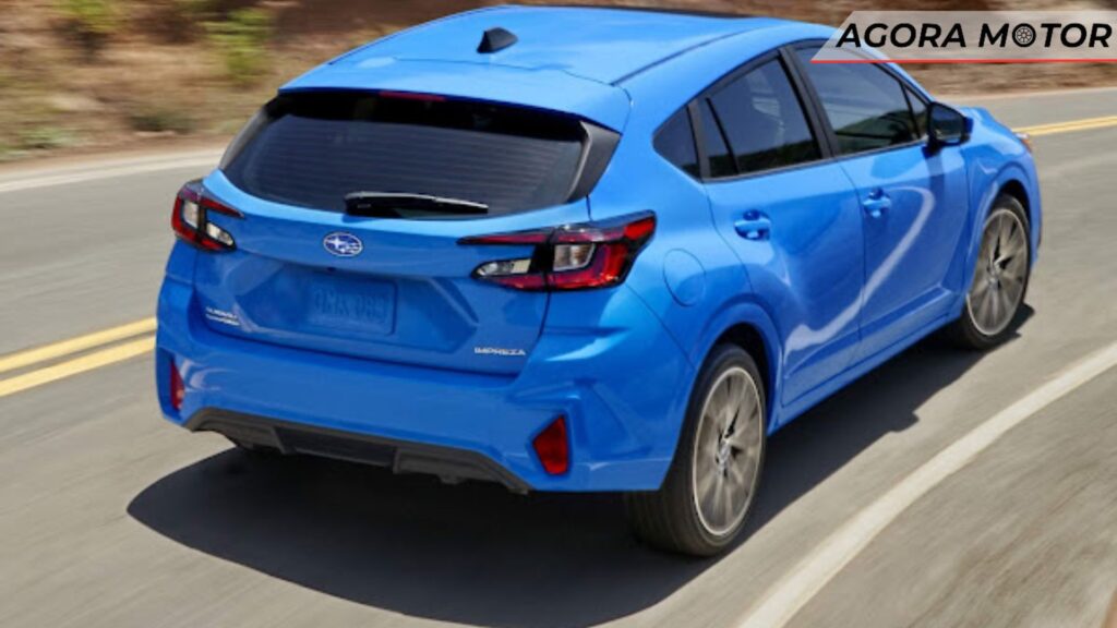 Foto traseira de um Impreza 2024