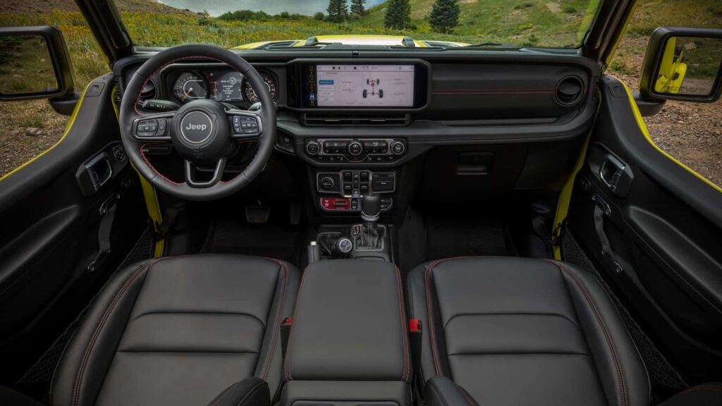Interna do Jeep Gladiator 2025