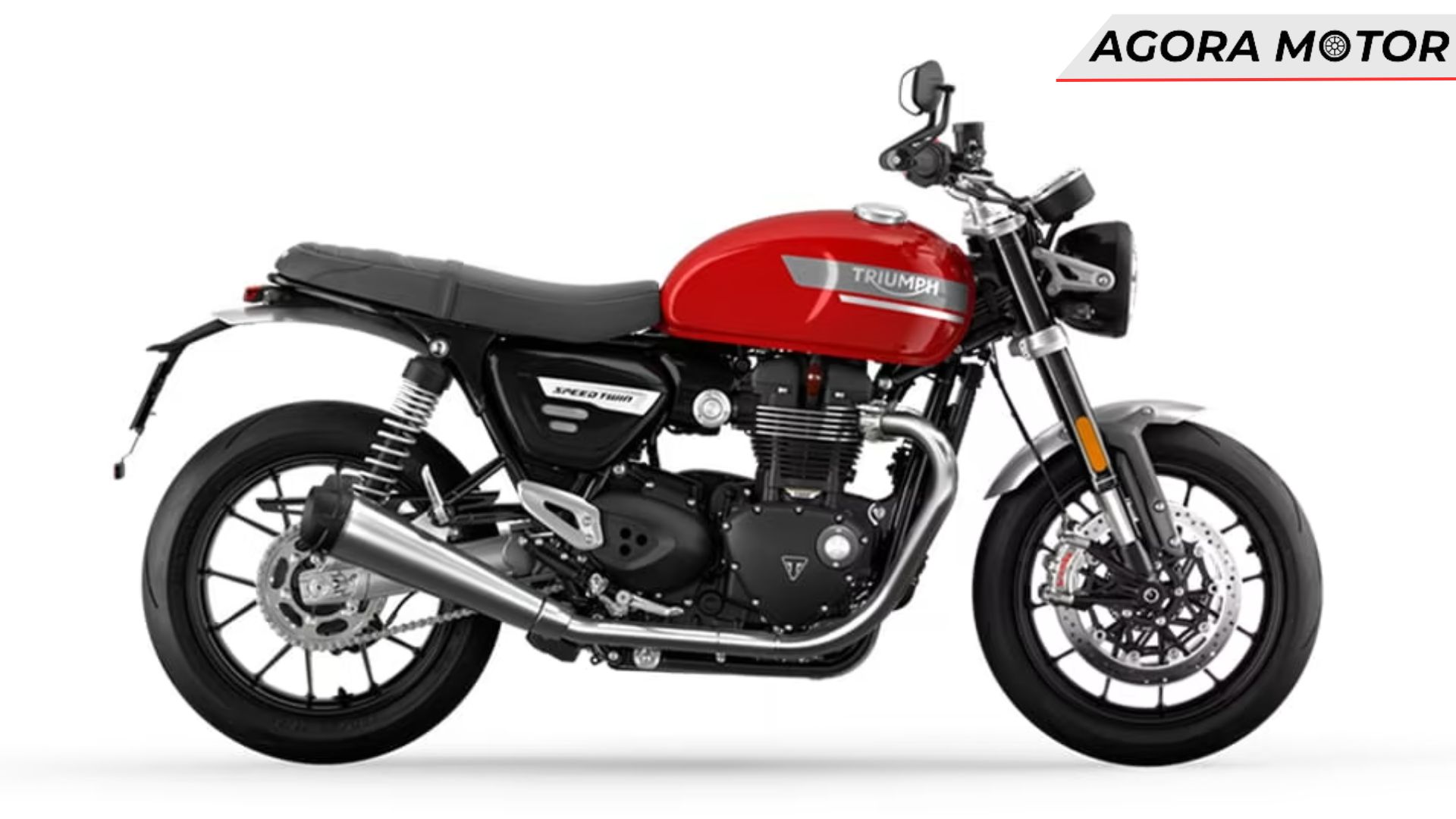 Triumph Speed Twin 1200 2024 vermelha