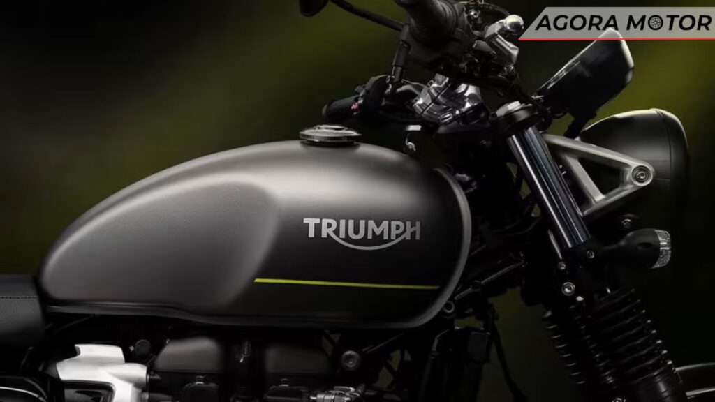 Detlahes de uma Street Twin 900 2024