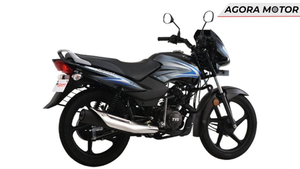TVS Sport 110i 2024 cinza
