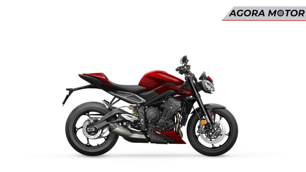 Street Triple 765 Vermelha.