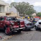 Acidente bairro Portão, em Curitiba.