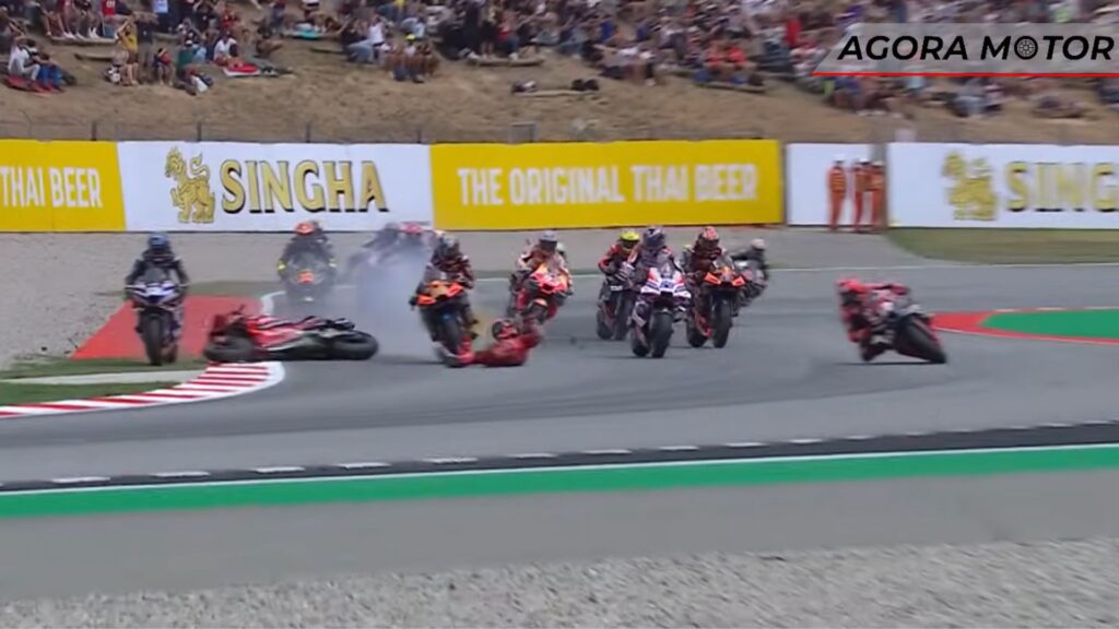 Acidente do Bagnaia no MotoGP.