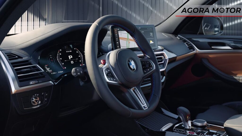 Painel do BMW X3 M Competition 2024.