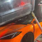 Chevrolet Silverado esmaga um Corvette em acidente!