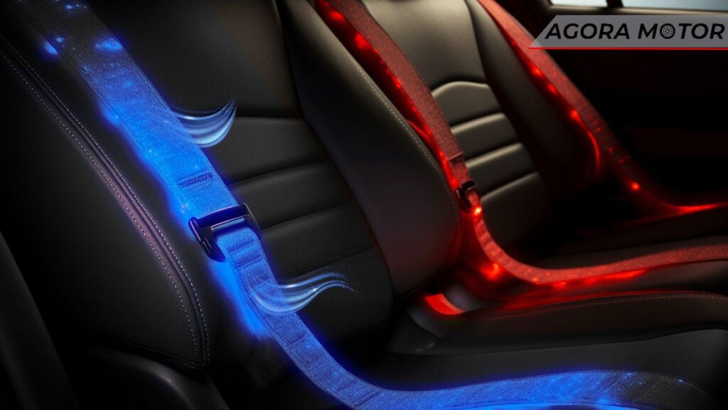 Cintos aquecidos e ventilados.