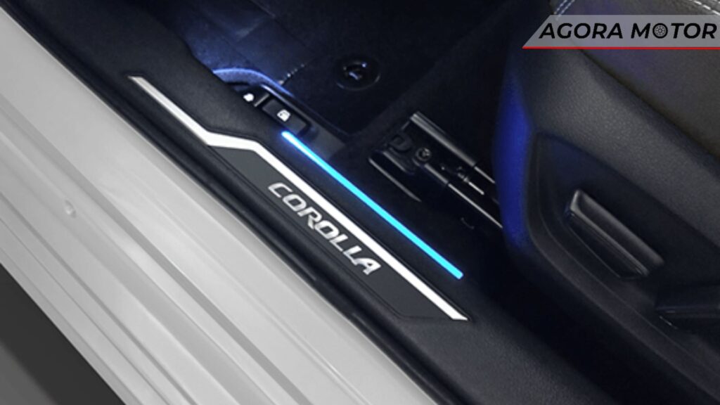 Soleira do Corolla 2024.