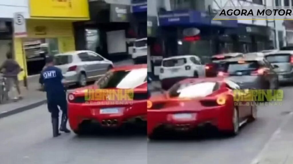 Ferrari Multada em Blumenau.