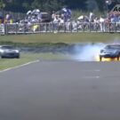 Ferrari mais cara do mundo pega fogo.