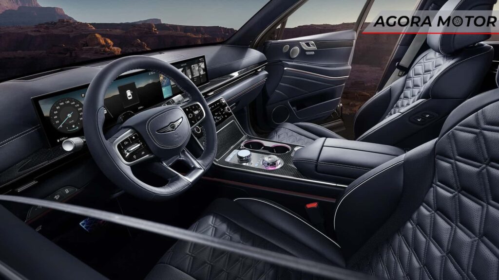 Painel do Genesis GV80 Coupé.