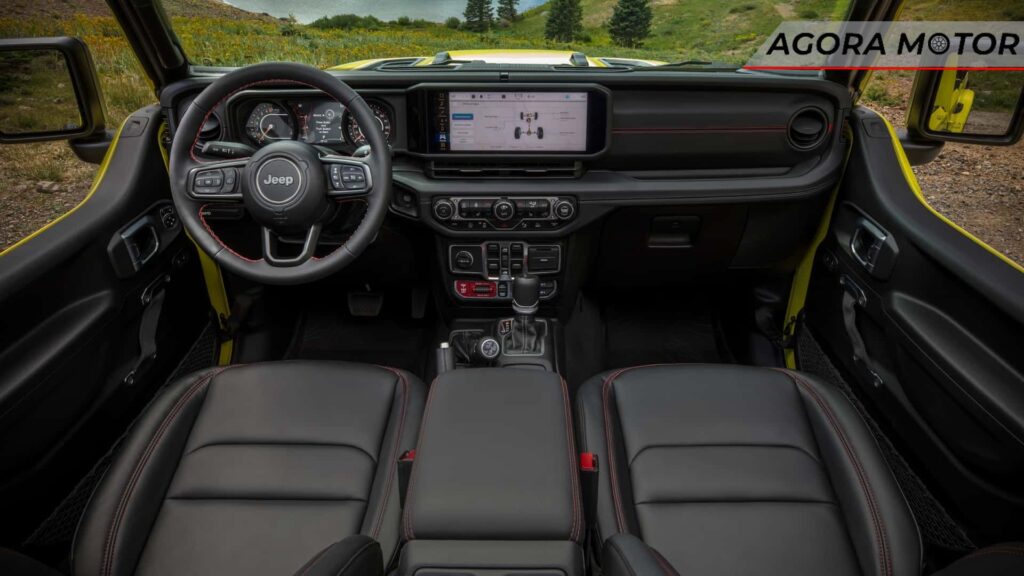 Painel do Jeep Gladiator 2024.