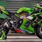 Lateral da Kawasaki Ninja ZX-10RR 2024.