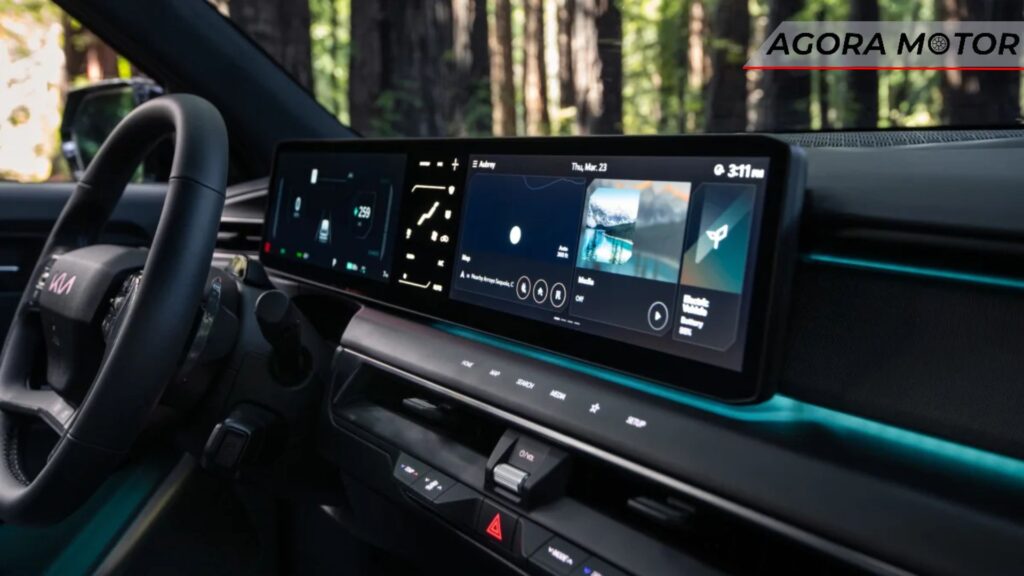 Painel do Kia EV9 2024.