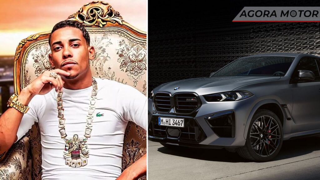 MC Poze e BMW X6 M Competition.