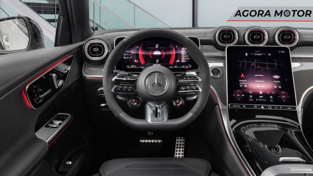Painel da Mercedes-AMG GLC-Class Coupe 2025.