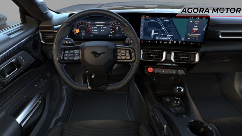 Painel do Mustang Dark Horse Premium.