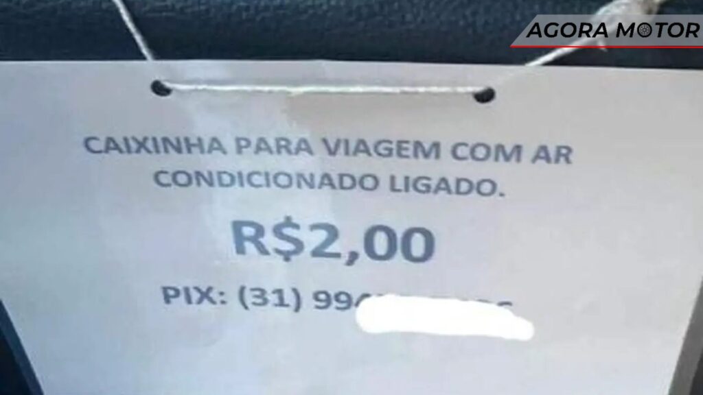Motoristas cobram para ligar ar-condicionado.