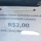 Motoristas cobram para ligar ar-condicionado.