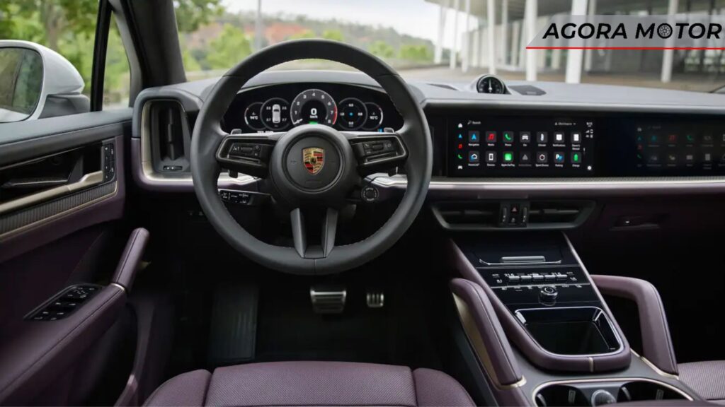 Painel do novo Porsche Cayenne.
